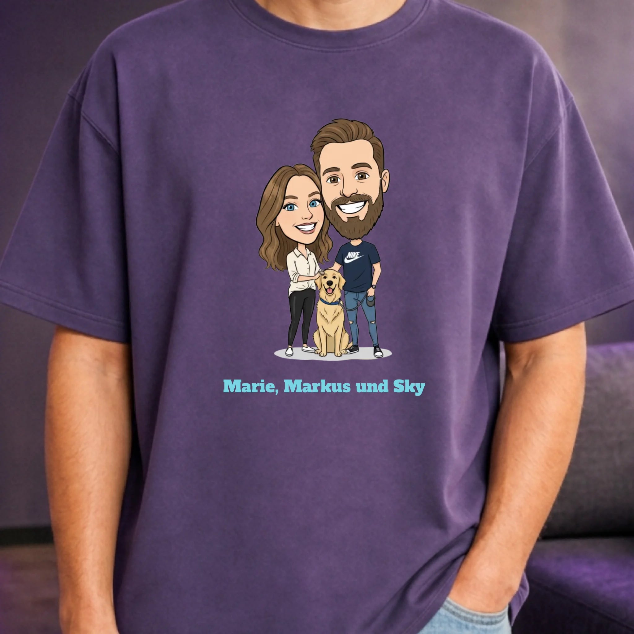 Personalisiertes Oversized T-Shirt