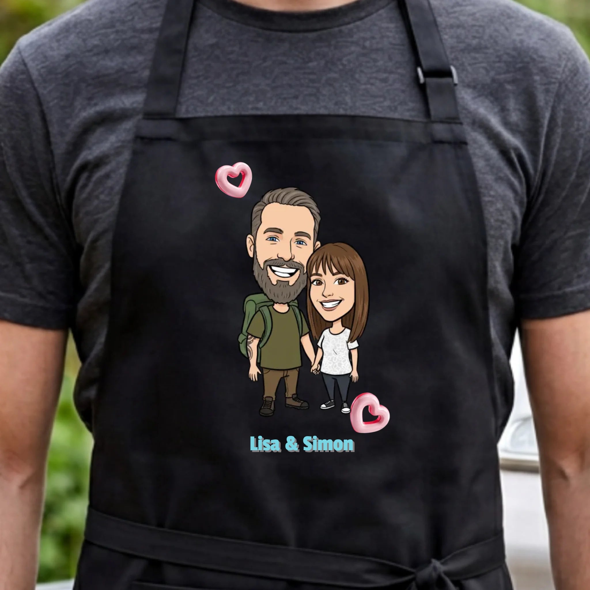 Personalisierte Schürze