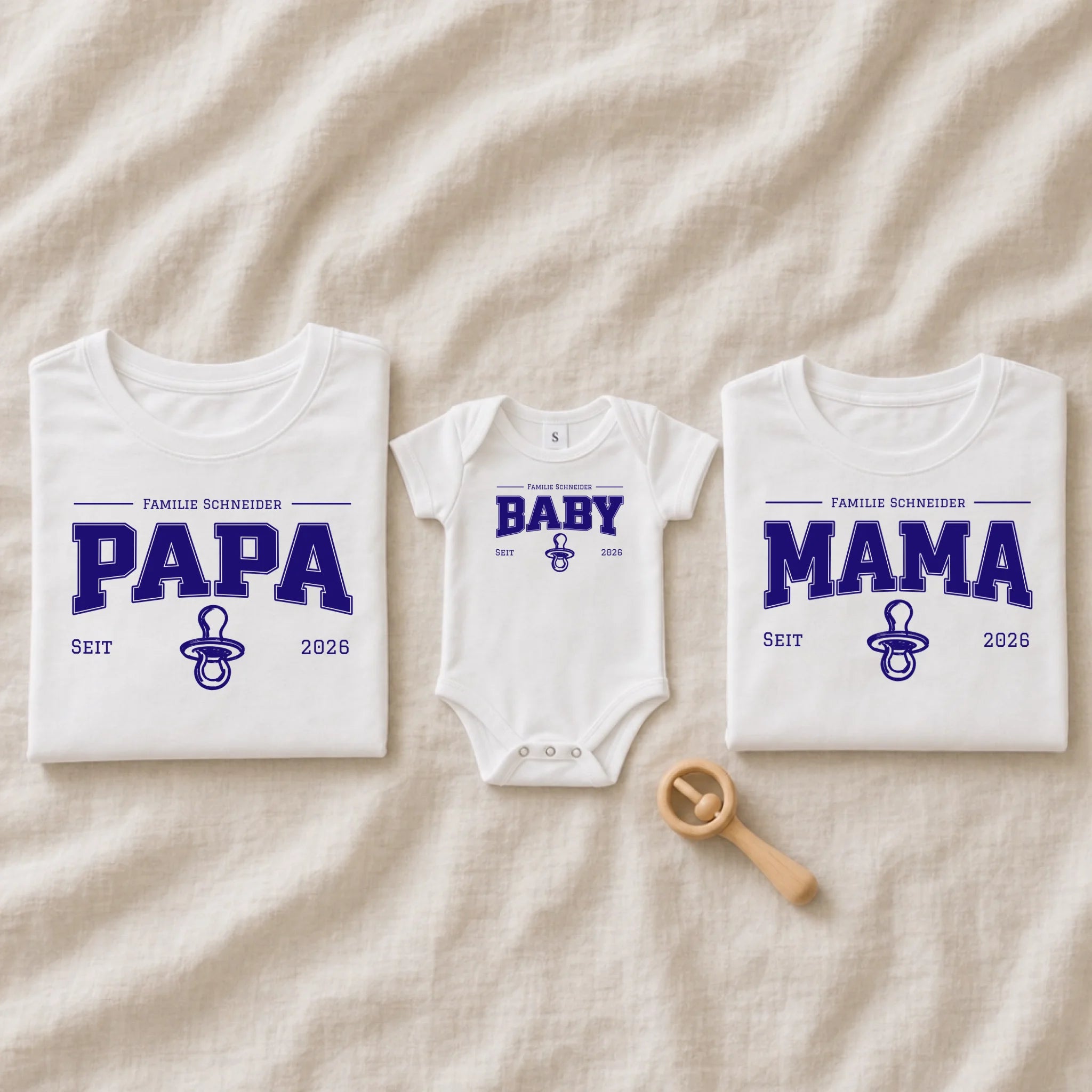 T-Shirt für die Familie personalisiert
