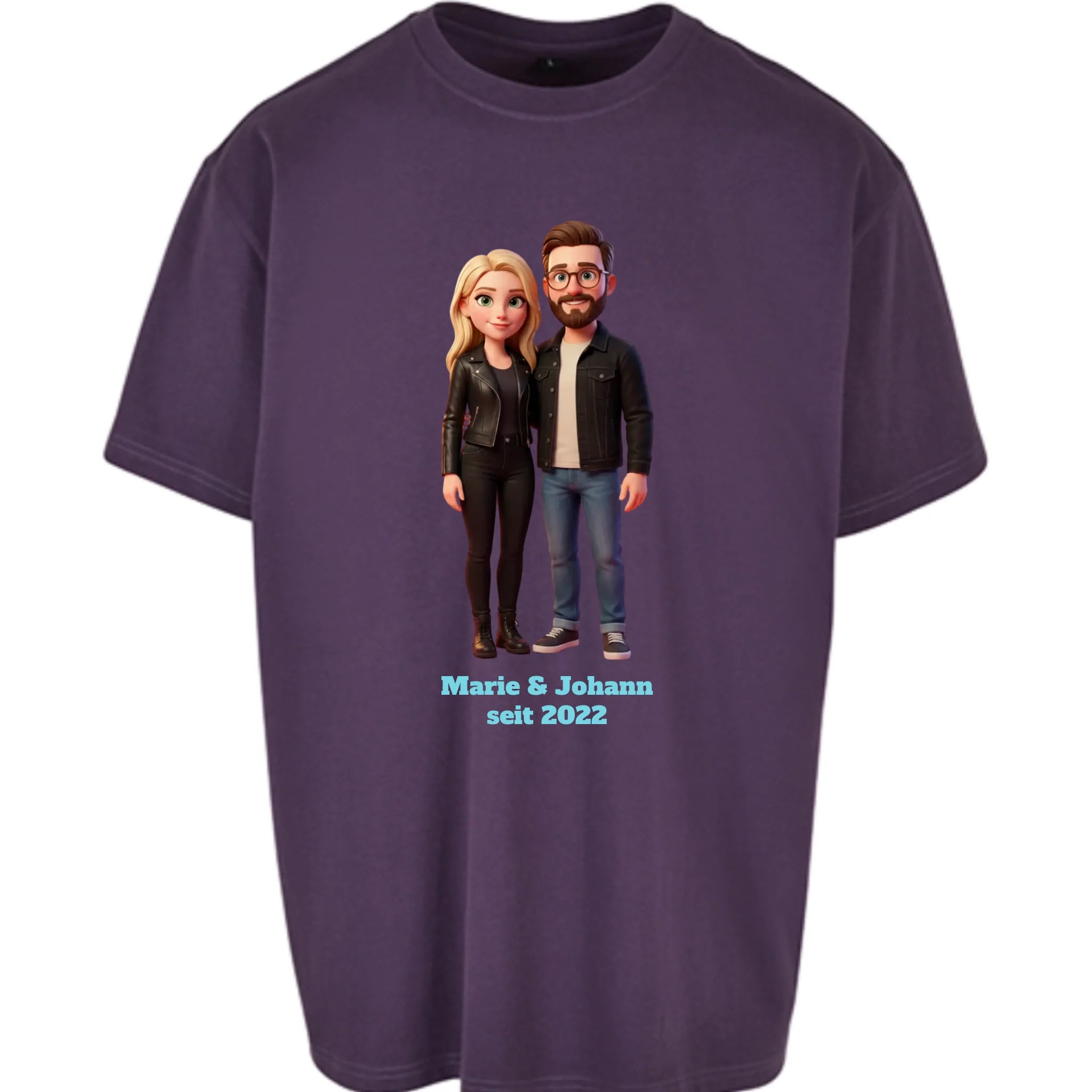 Personalisiertes Oversized T-Shirt