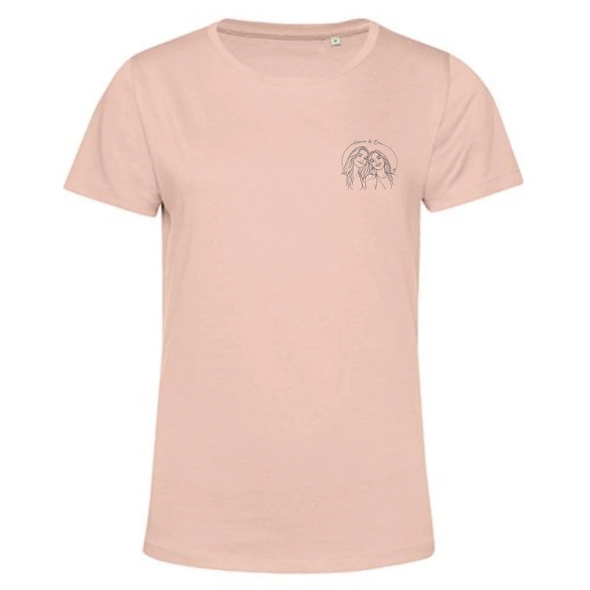 Personalisiertes T-Shirt Damen - rosa