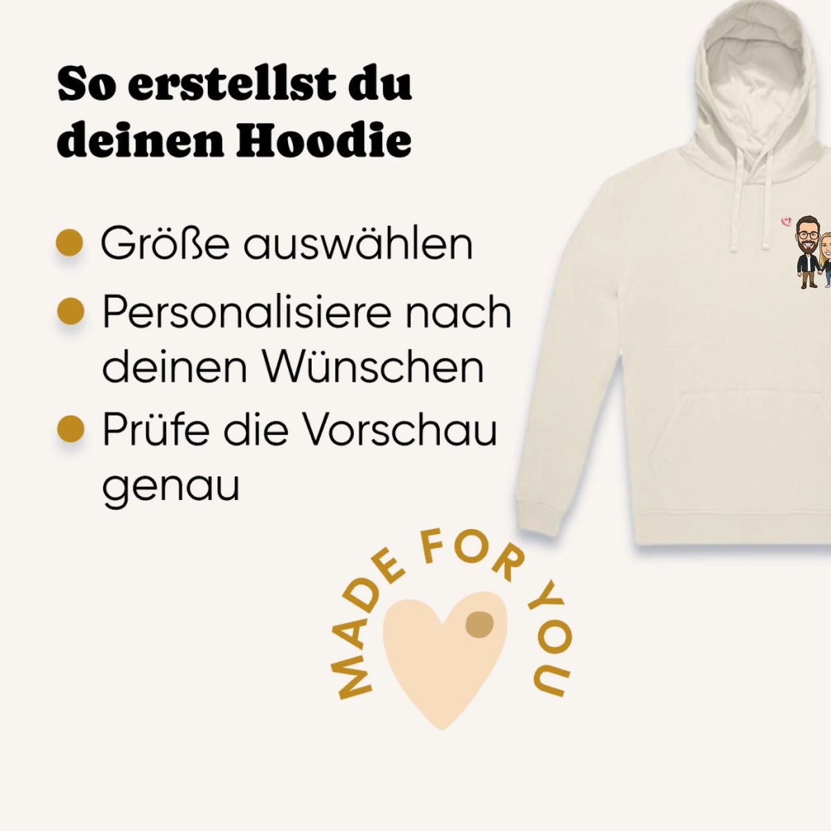 Personalisierter Hoodie