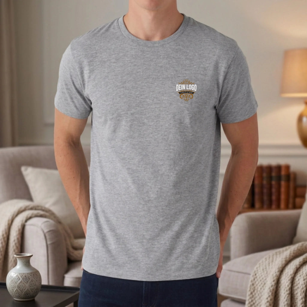 Personalisiertes T-shirt unisex - heather grey