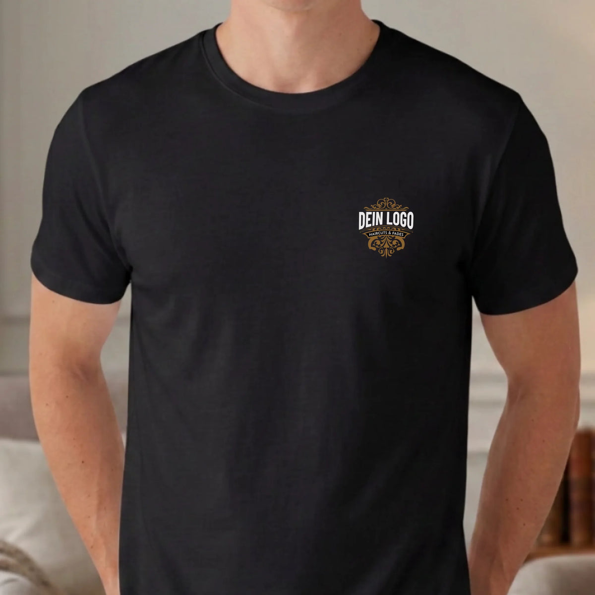 Personalisiertes T-shirt unisex - schwarz