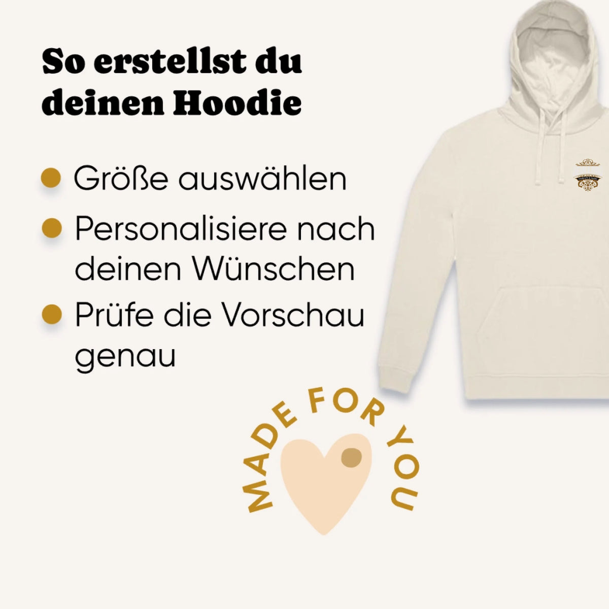 Personalisierter Hoodie