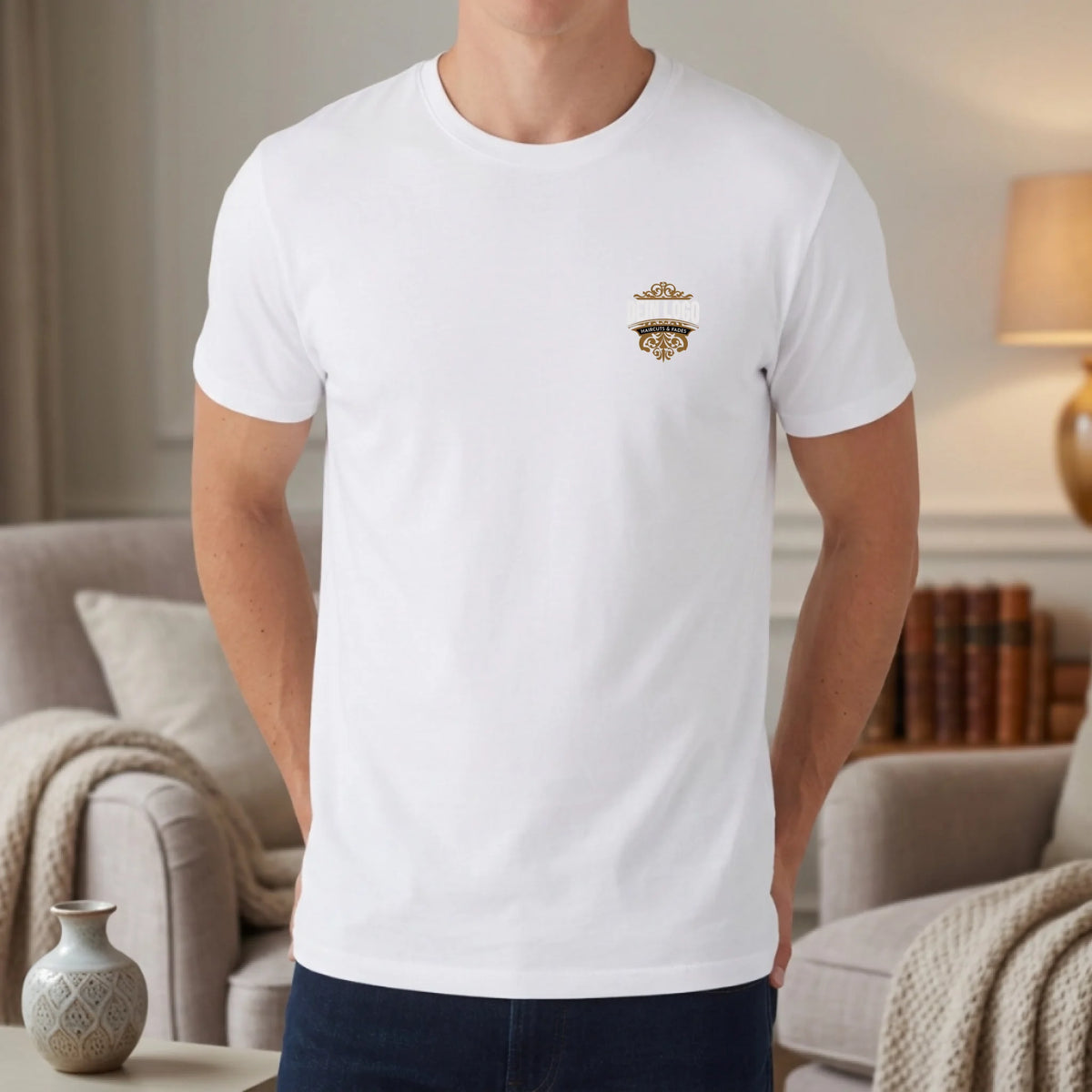 Personalisiertes T-shirt unisex - weiß