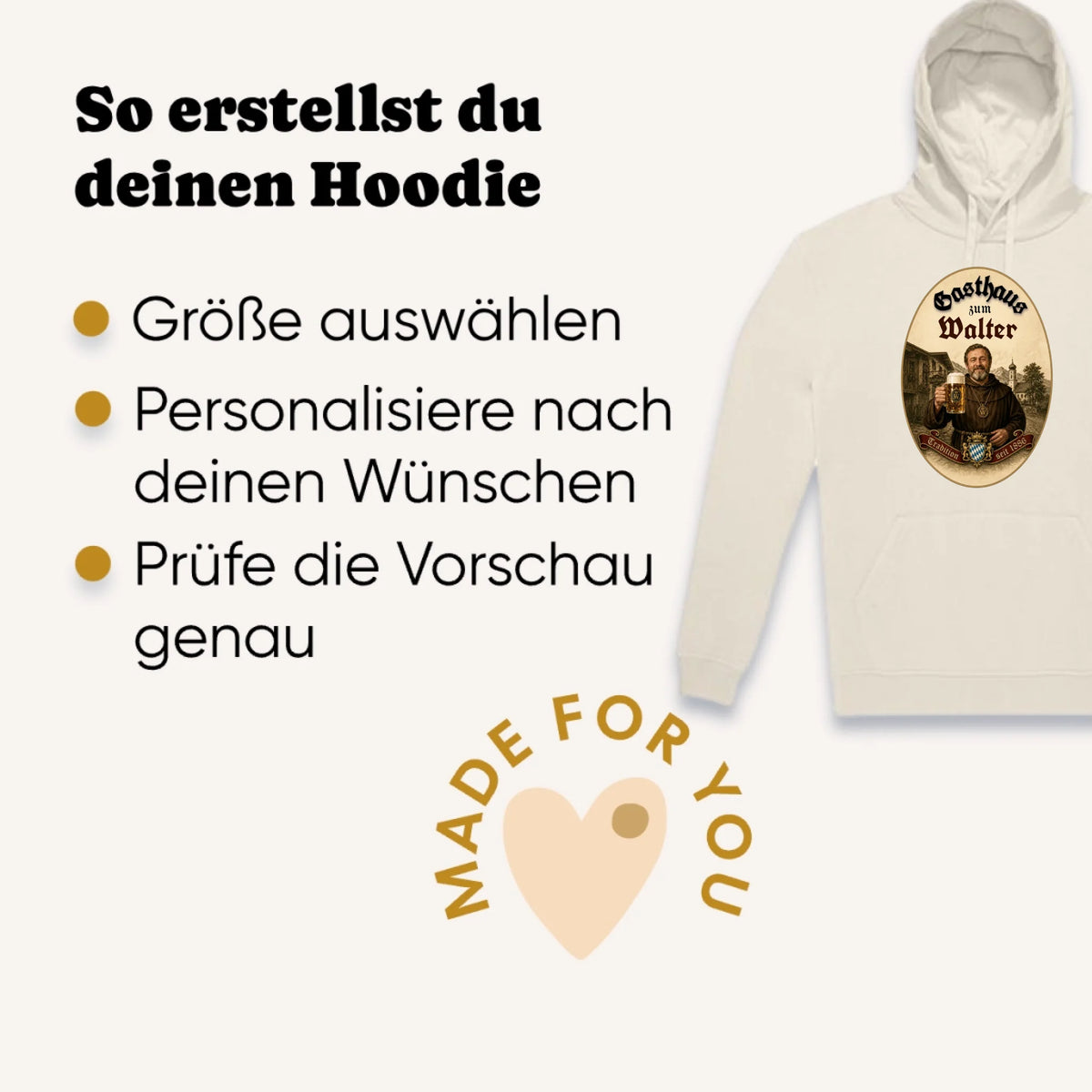 Personalisierter Hoodie