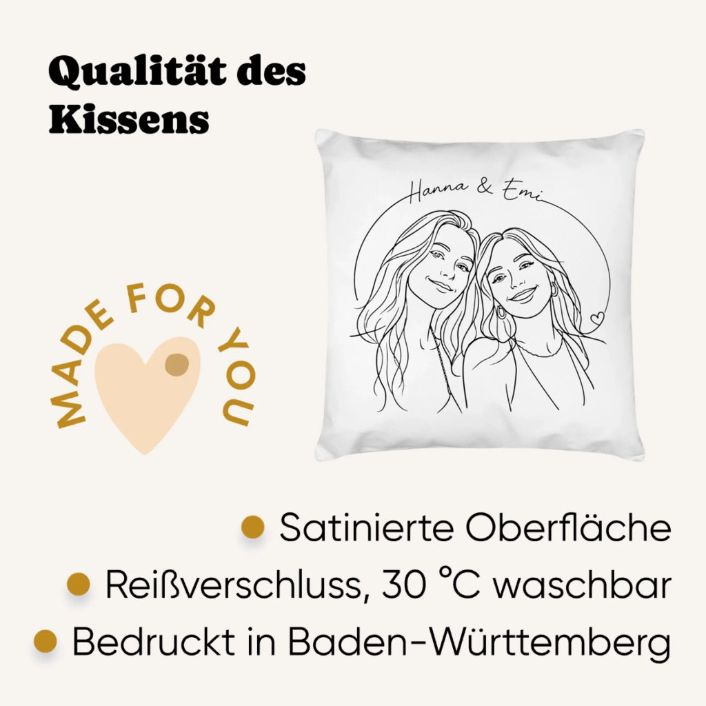 Personalisiertes Kissen