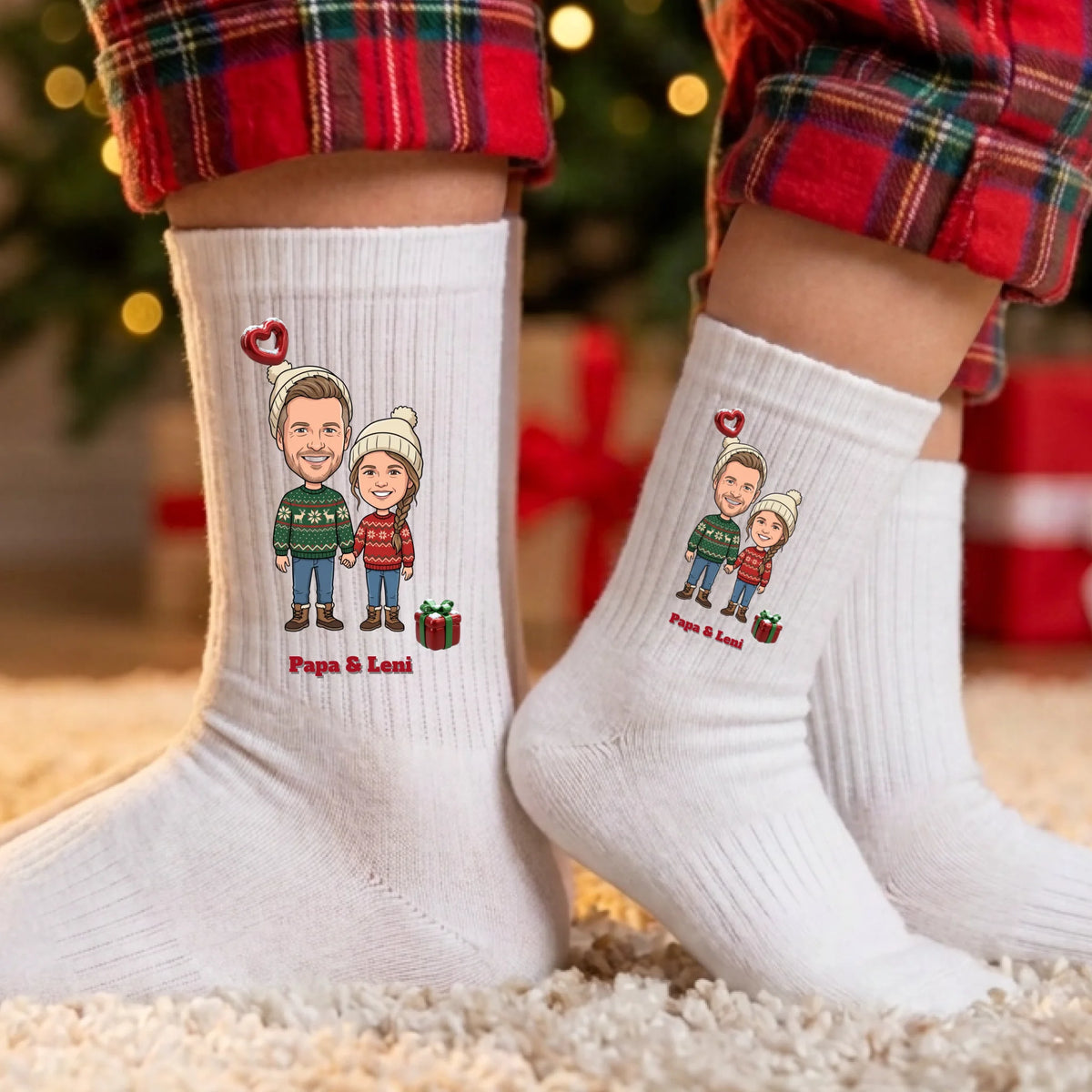 Personalisierte Weihnachtssocken
