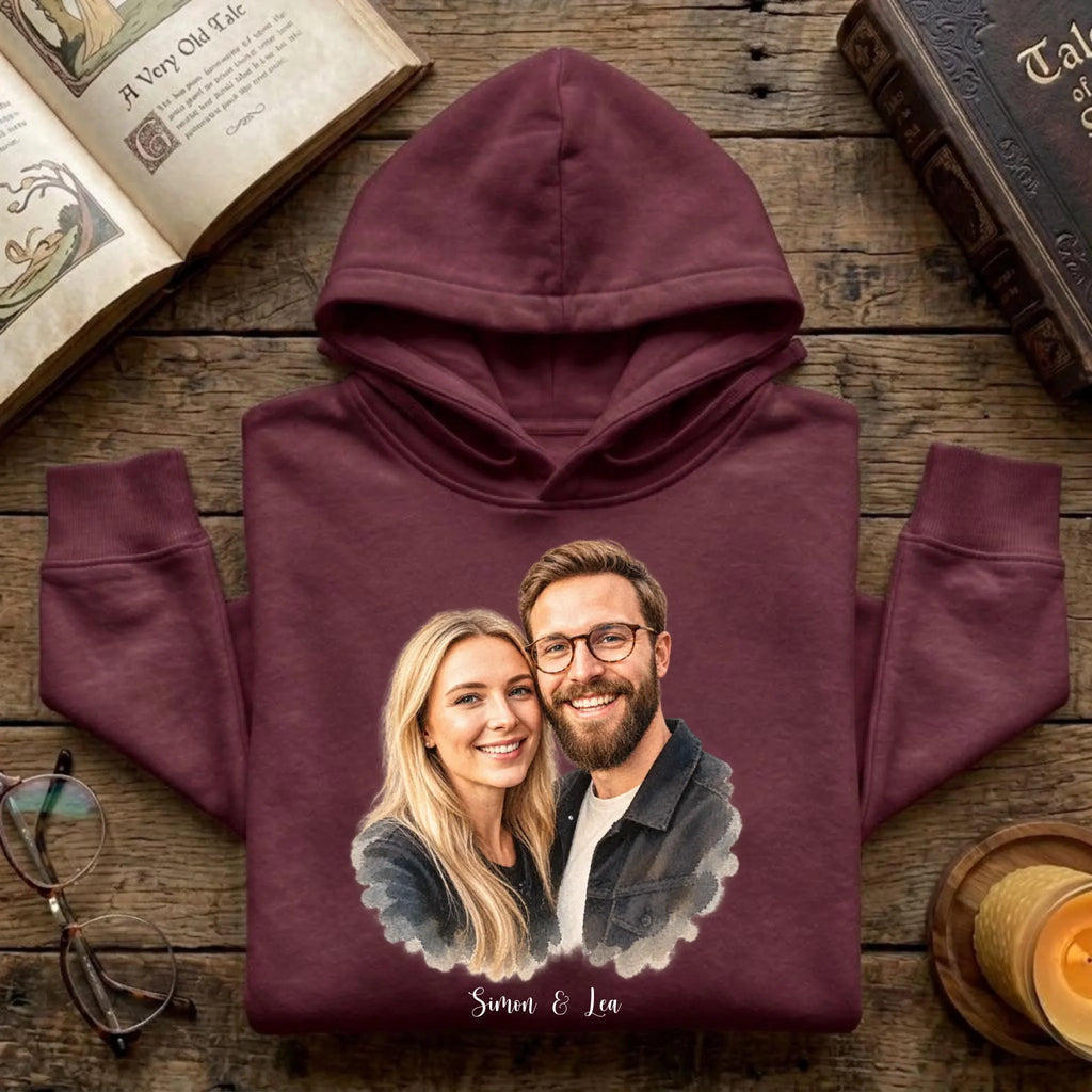 Personalisierter Pullover rot