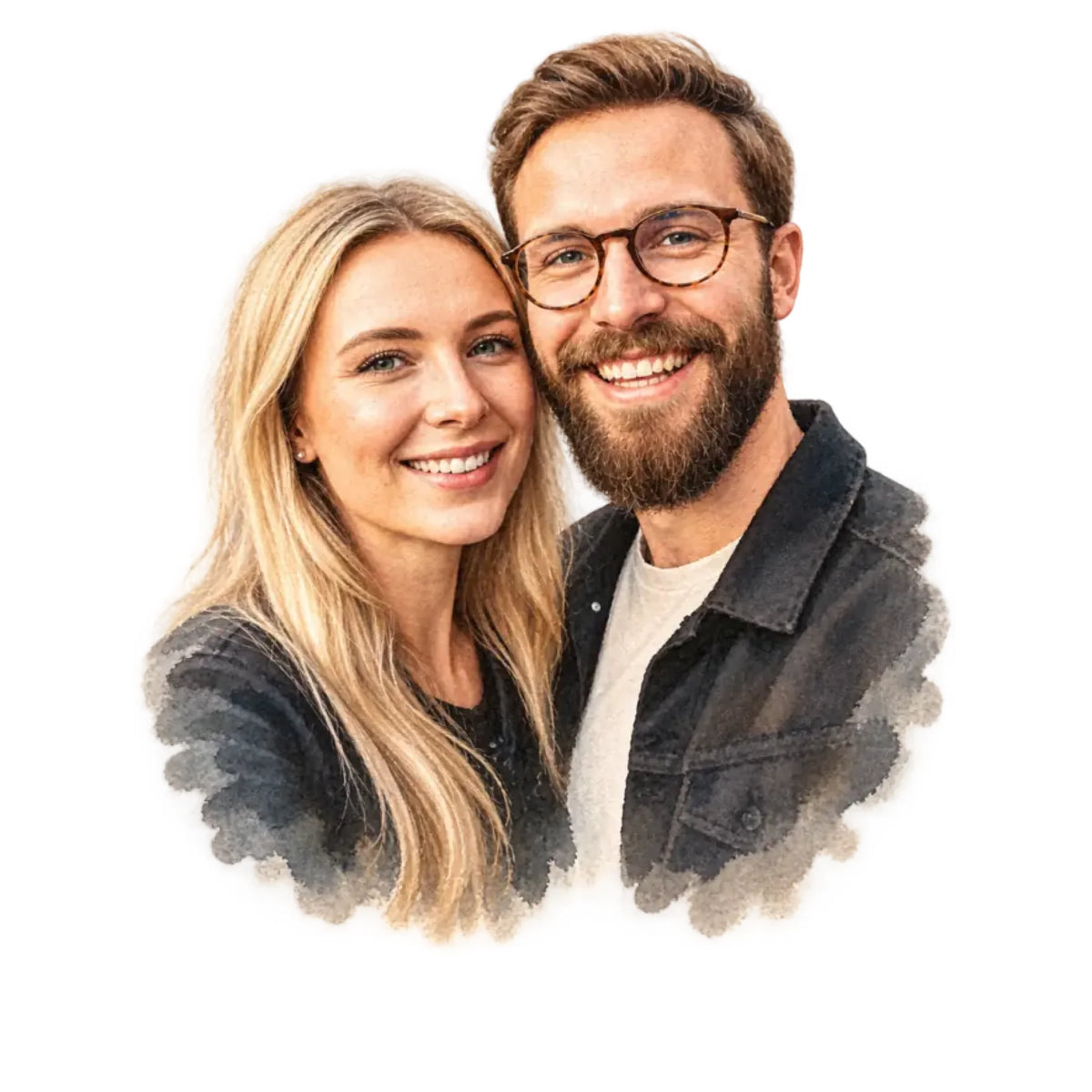 Personalisierter Sweater - weiß