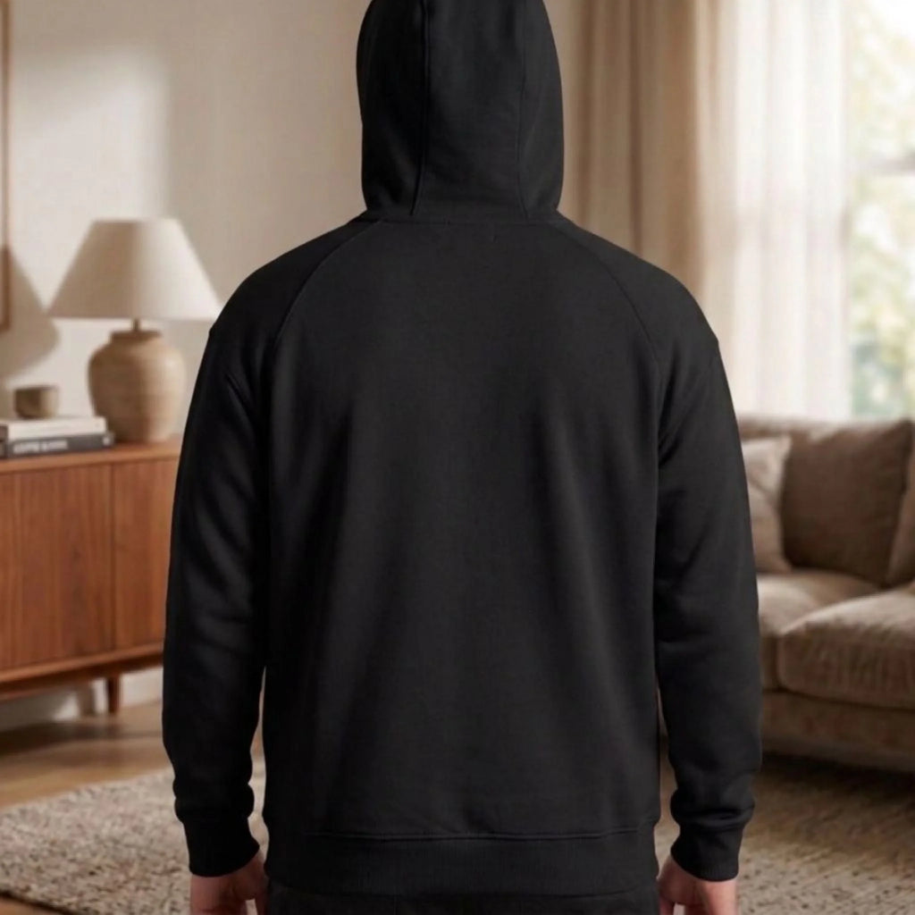Personalisierter Hoodie schwarz