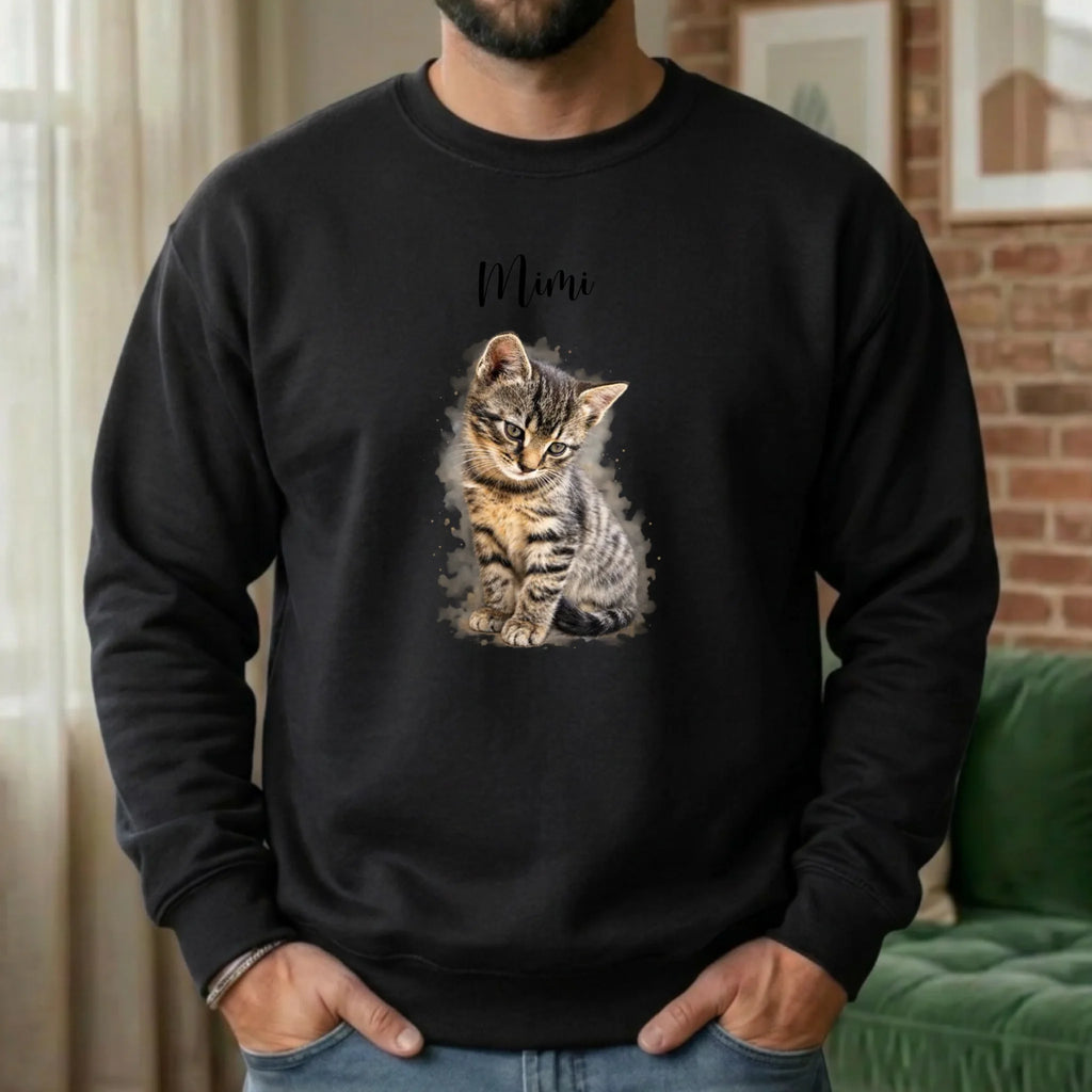 Personalisierter Sweater - schwarz