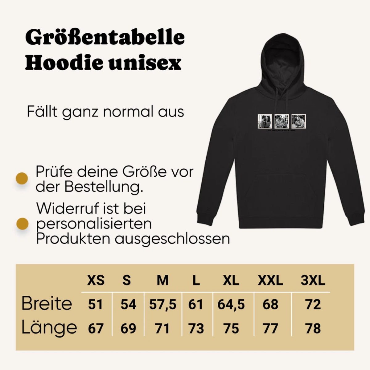 Personalisierter Hoodie