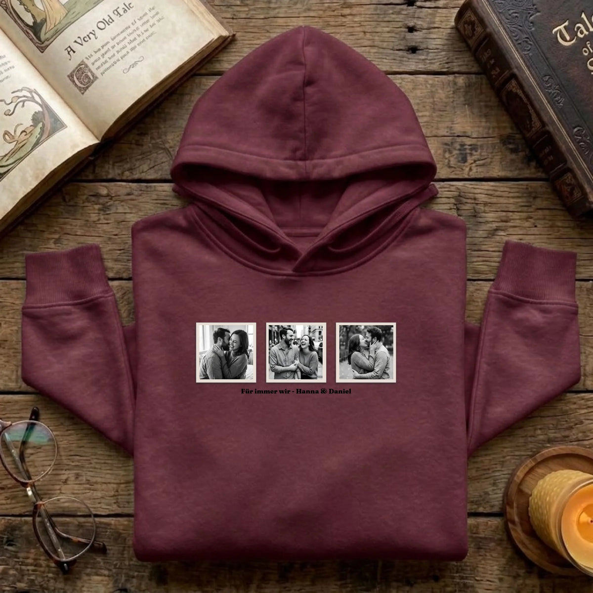 Personalisierter Pullover rot