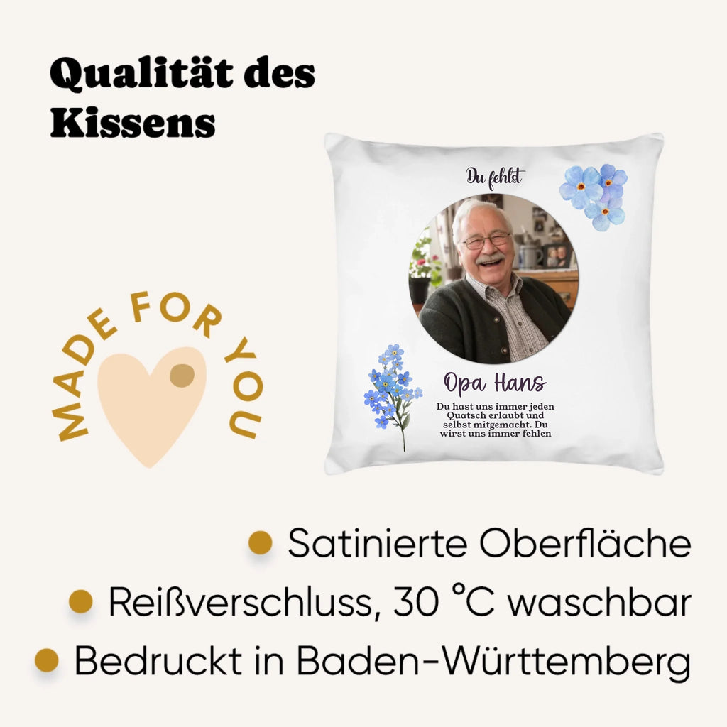 Personalisiertes Kissen