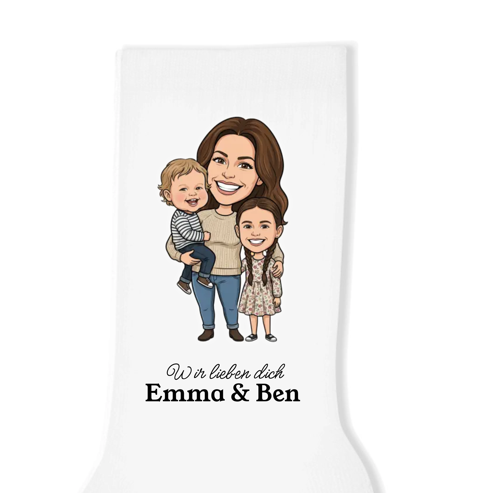 Beste Mama Socken Comic