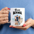 Beste Mama Tasse mit Foto und Text personalisiert