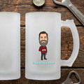Comic Bierkrug mit eigenem Foto personalisiert