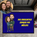 Comic Fussmatte personalisiert