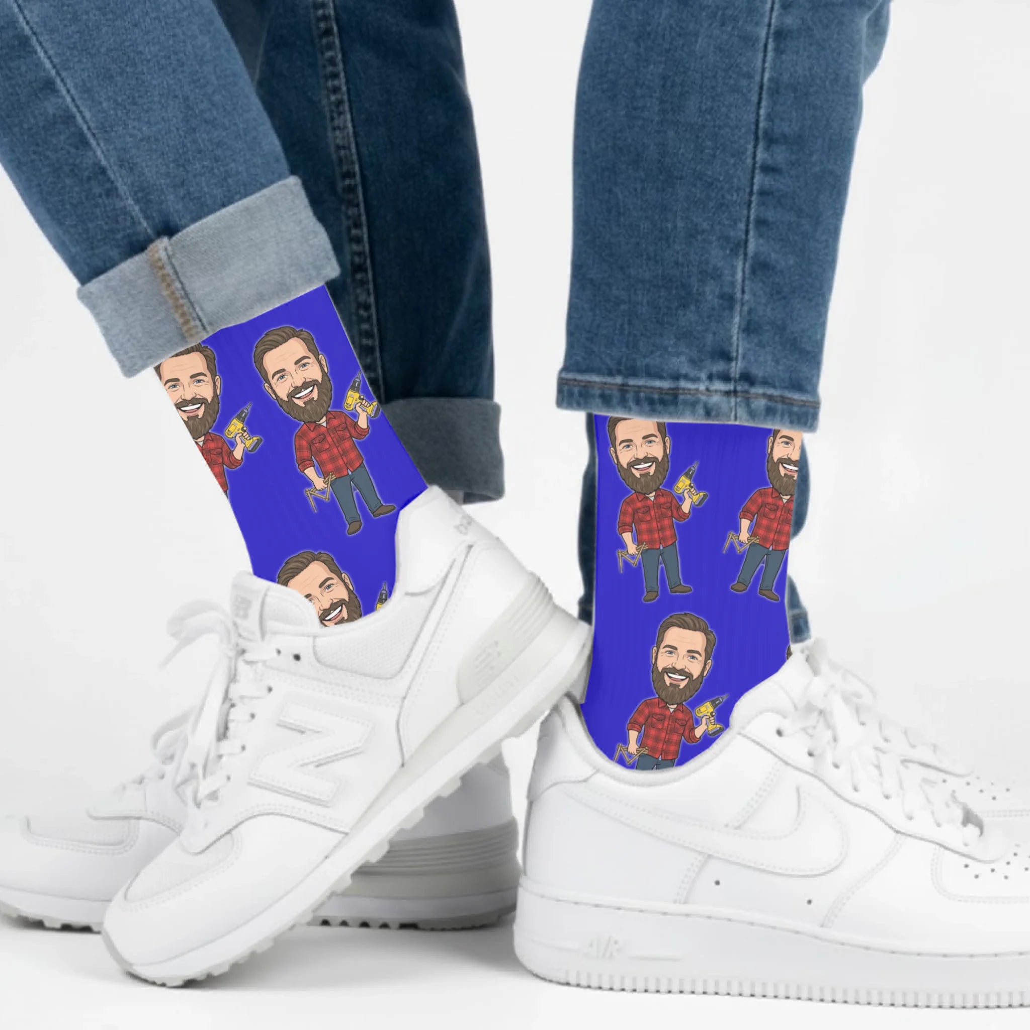 Comic Socken Allover