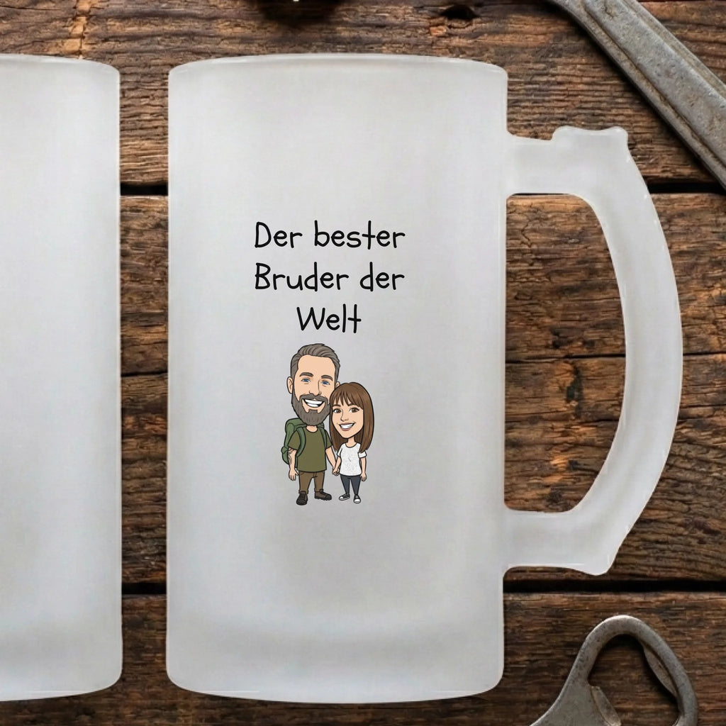 Geschenk zum Geburtstag - Bierkrug mit Namen