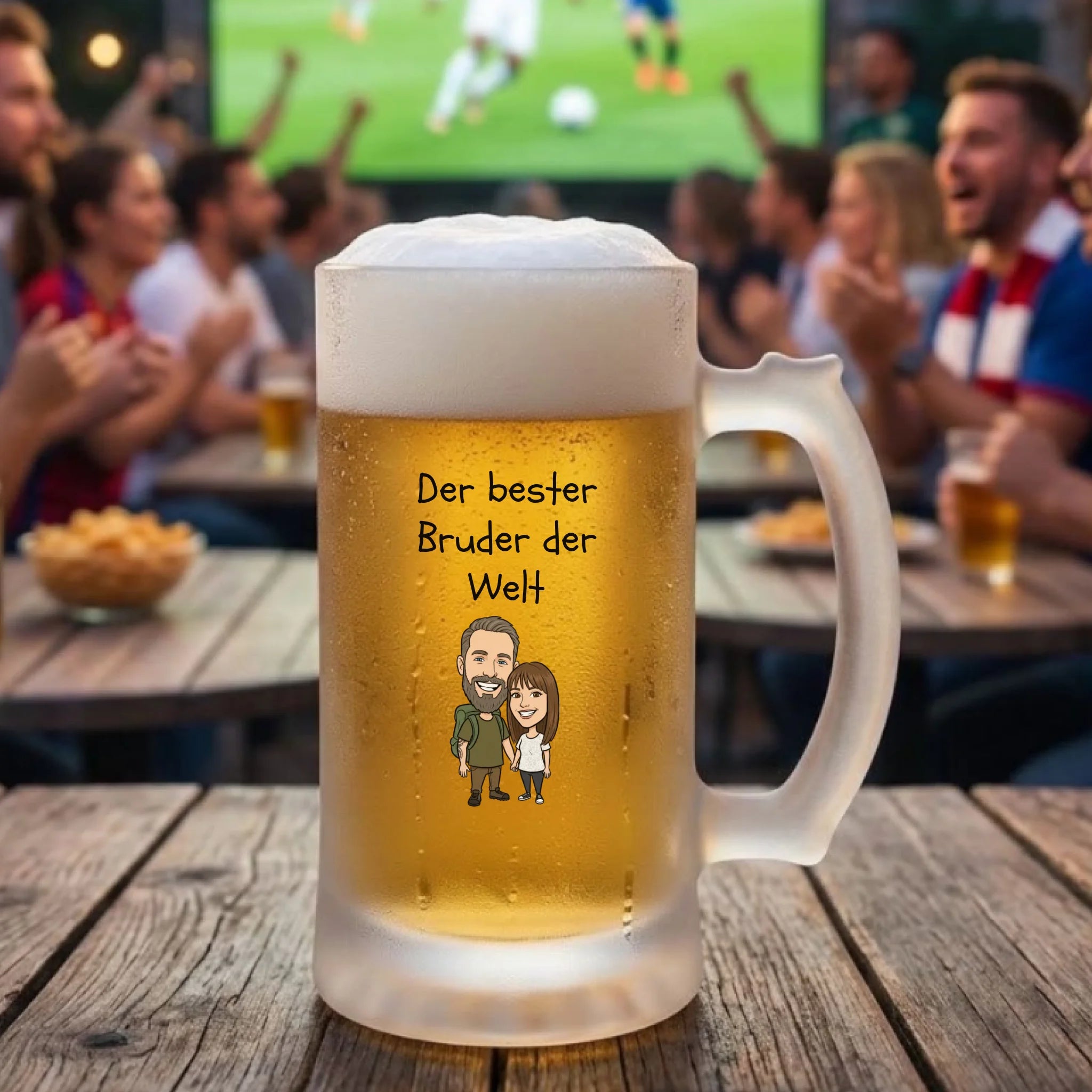 Geschenk zum Geburtstag - Bierkrug mit Namen