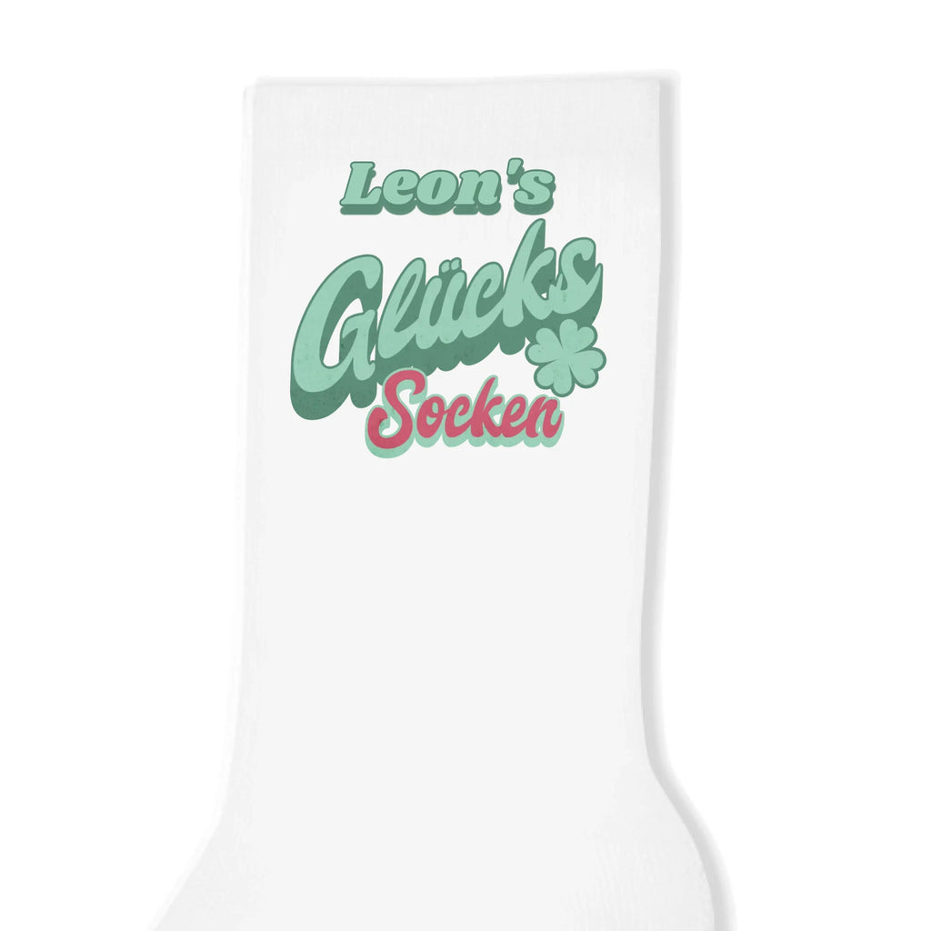 Personalisierte Socken weiß