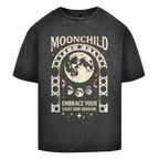 Moonchild_Oversize T-Shirt Acid Washed / Black