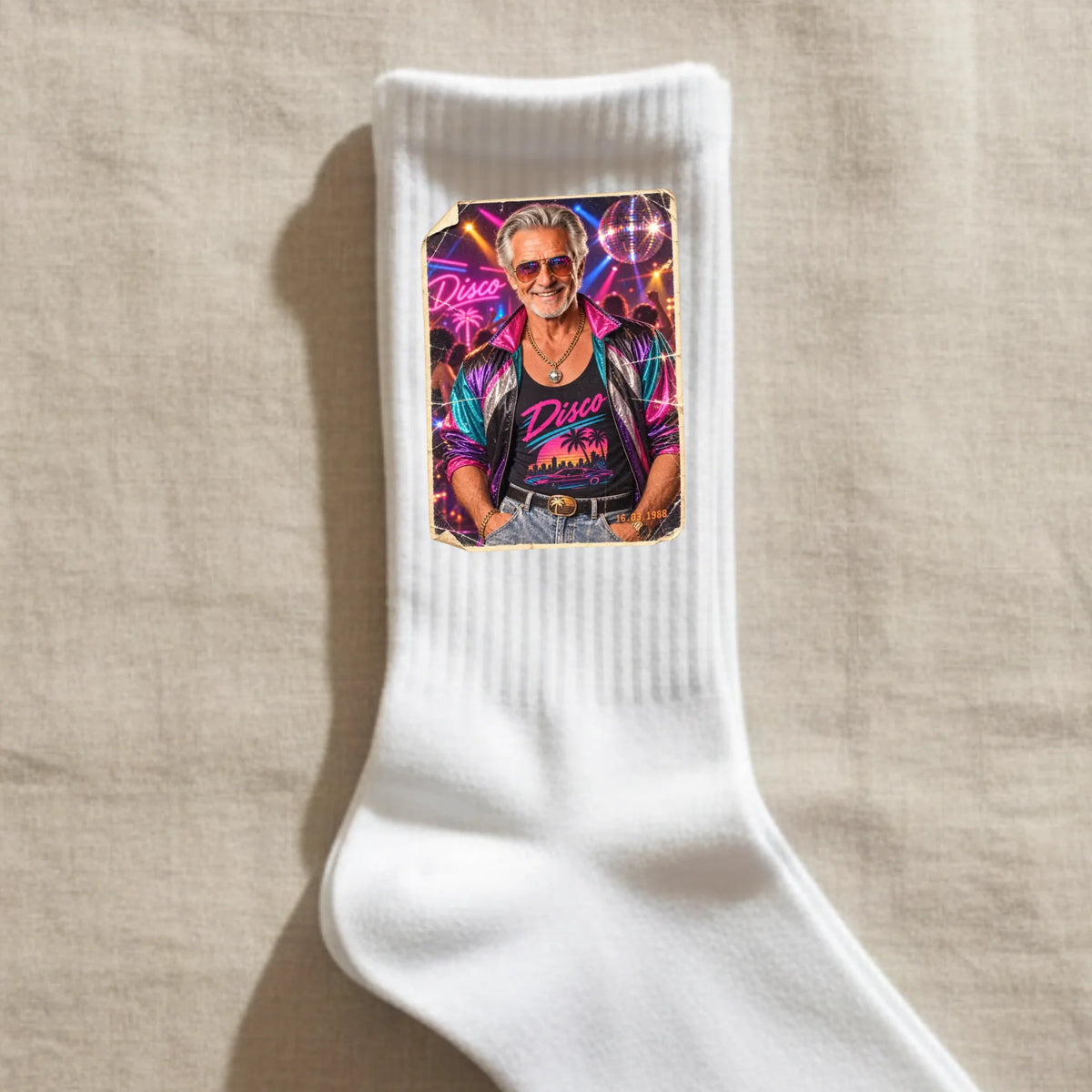 Personalisierte Socken 80s