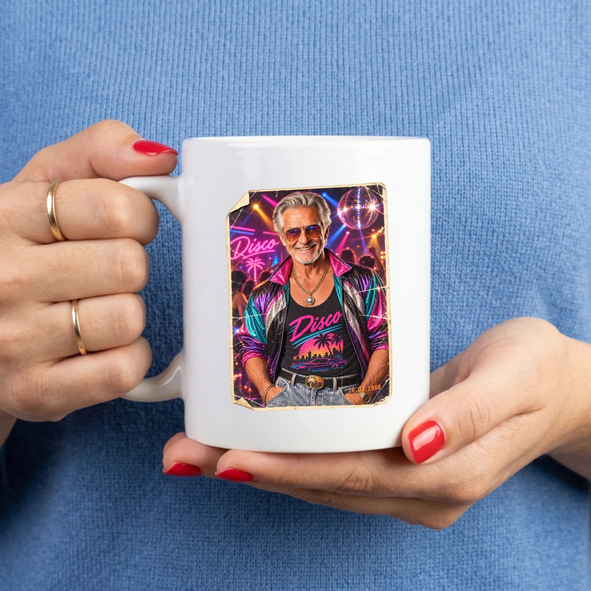 Personalisierte Tasse 80s