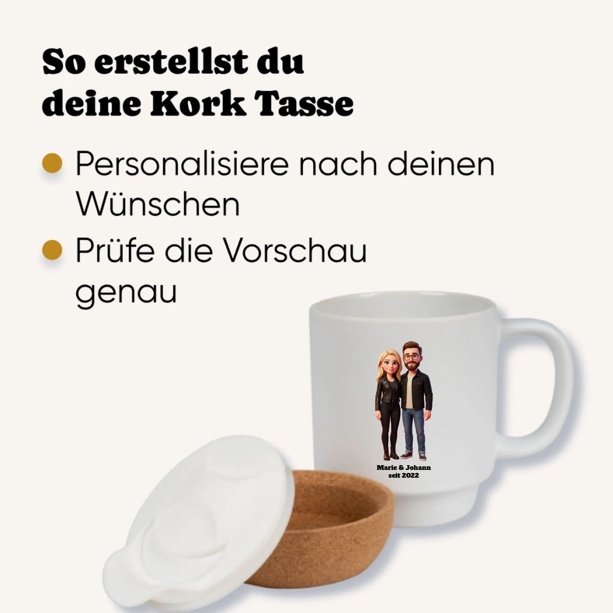 Personalisierte Tasse mit Foto im 3D Stil - Anleitung