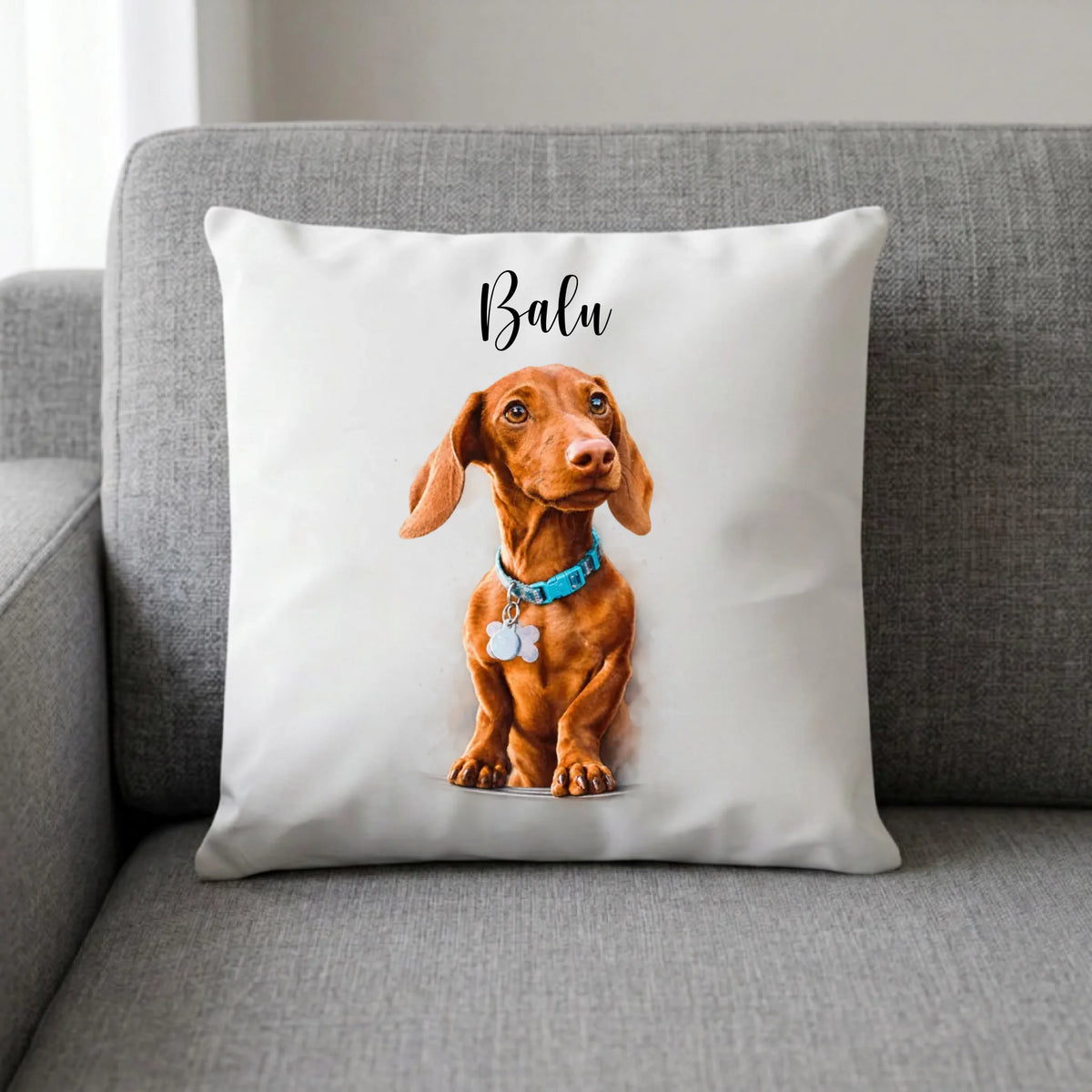Personalisiertes Hundekissen mit Foto und Name