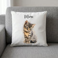 Personalisiertes Katzen Kissen mit Foto und Name