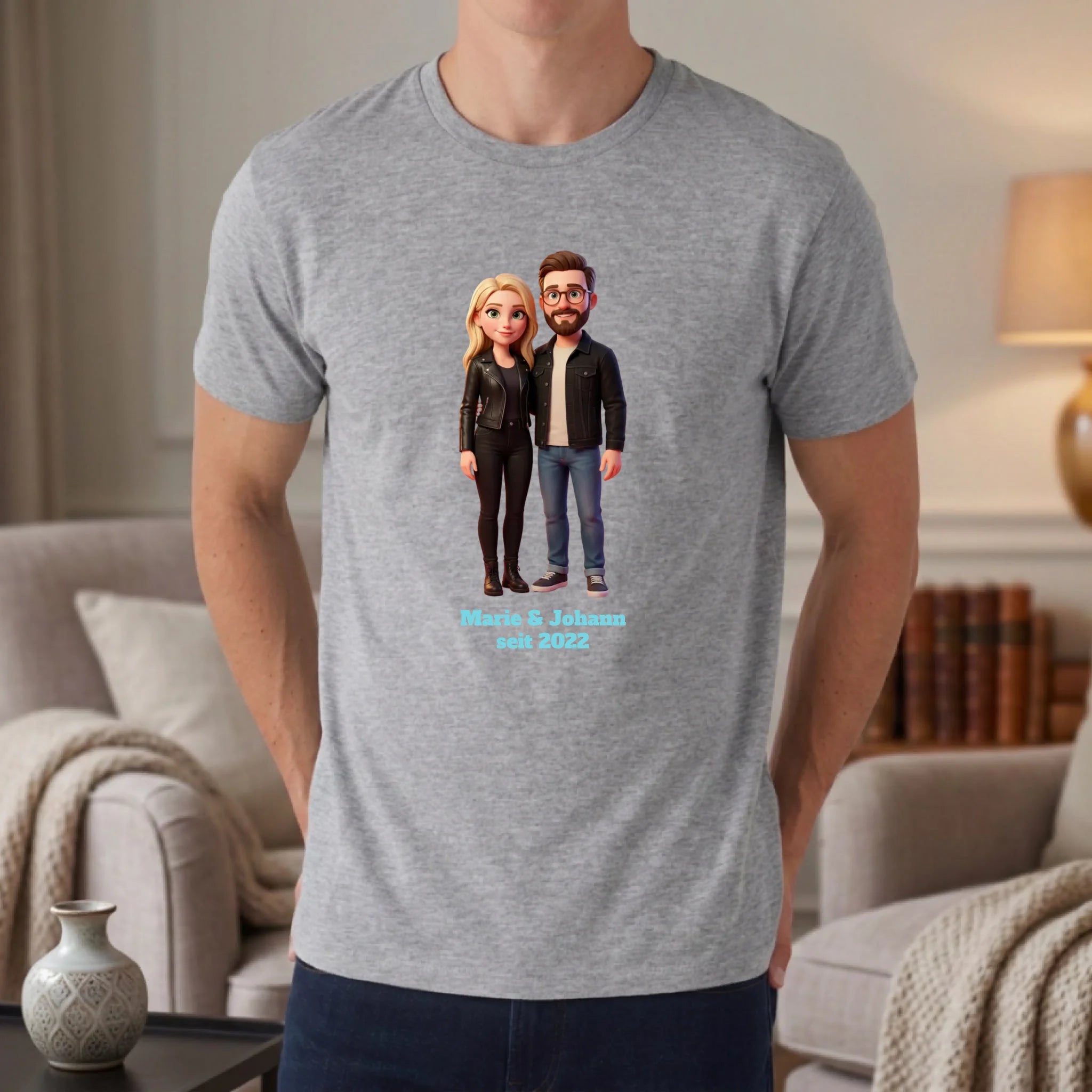 Personalisiertes T-Shirt 3D Stil