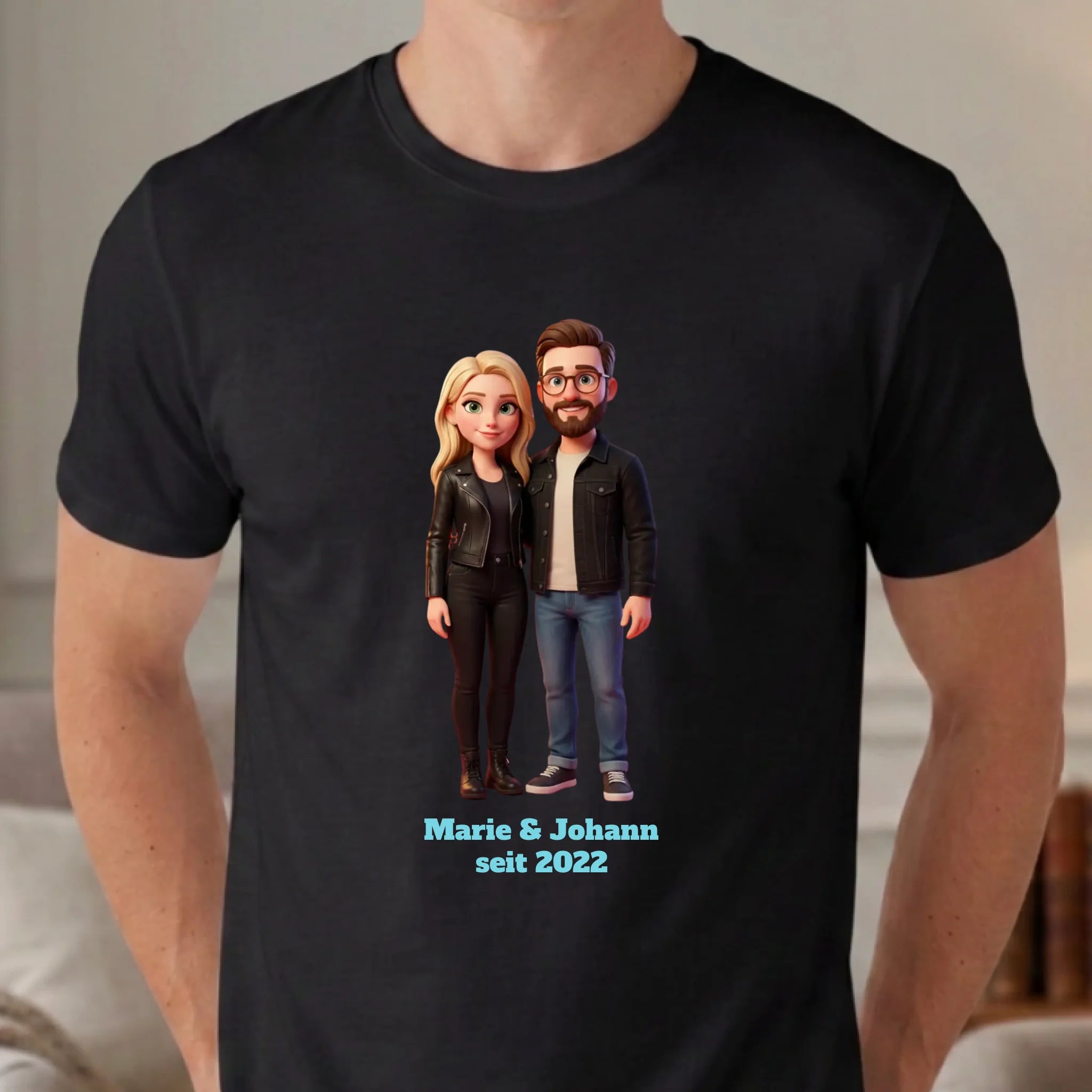 Personalisiertes T-Shirt 3D Stil