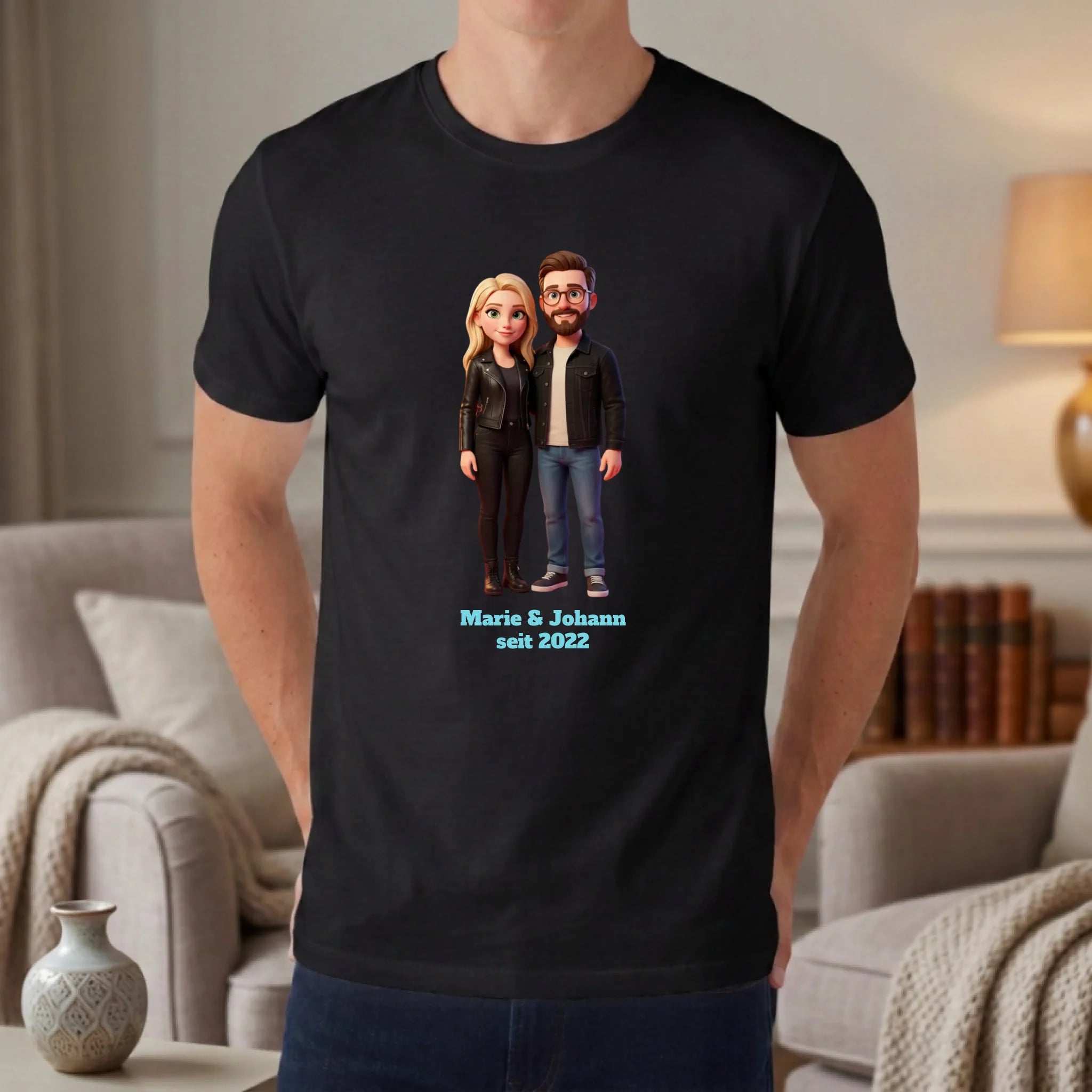 Personalisiertes T-Shirt 3D Stil