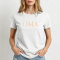 Beste Oma T-Shirt personalisiert Damen weiß - Geschenk für Oma